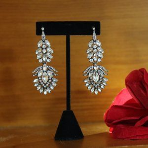 Vintage Style Crystal Bridal Earrings
